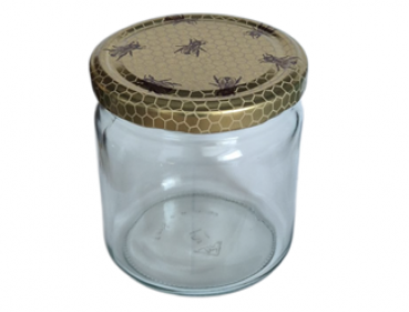 TO 500g Wabendeckel mit Bienen